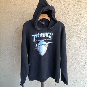 3 for $25 Thrasher Skateboard Magazine Hoodie Size L Unisex